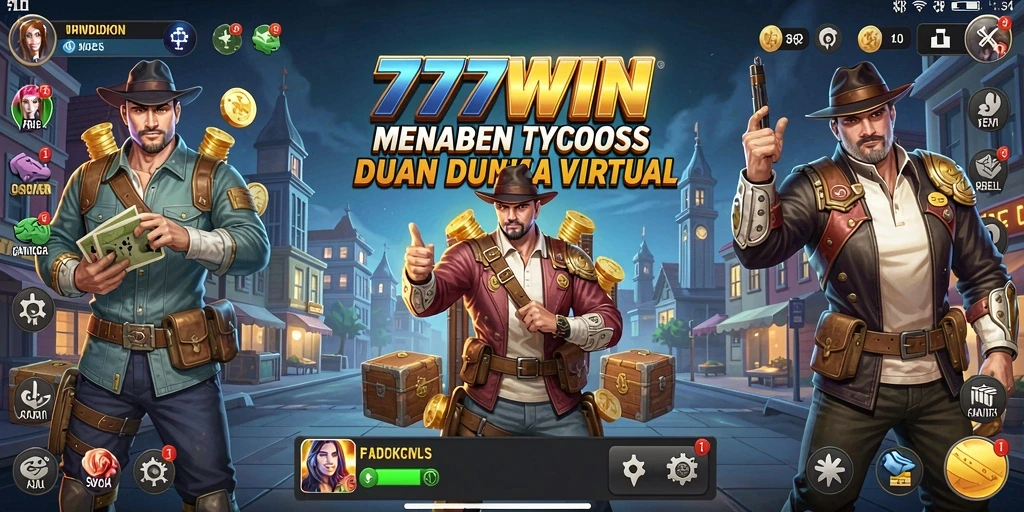 Tampilan gameplay Tycoon dalam aplikasi 777WIN yang menarik.