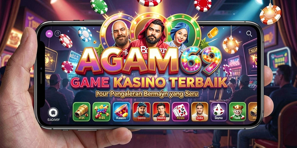 Menampilkan gameplay kasino yang mendebarkan di AGAM69.