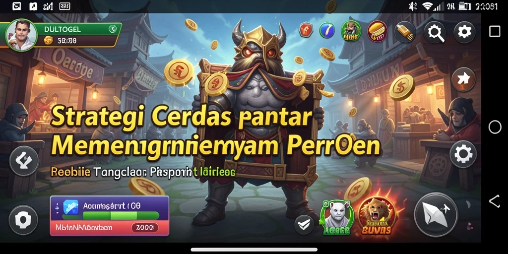 Screenshot gameplay DULTOGEL yang menunjukkan strategi dalam aksi.