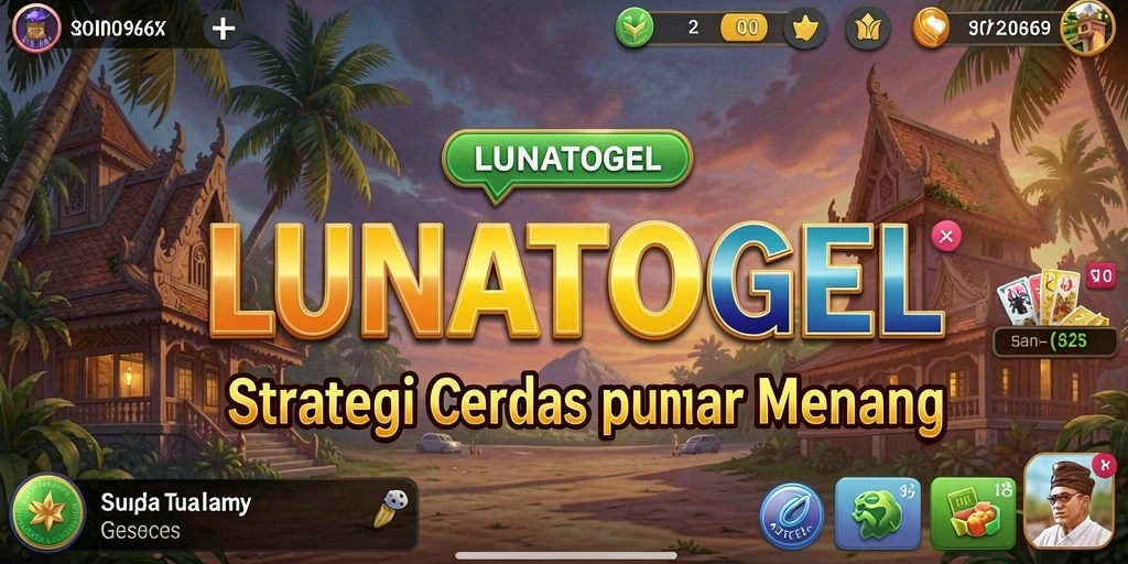 Tampilan gameplay seru dan penuh strategi di LUNATOGEL.
