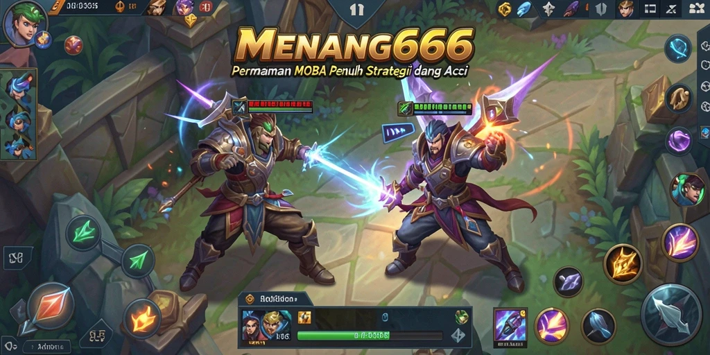 Screenshot gameplay <strong>MENANG666</strong> menampilkan aksi pertempuran yang mendebarkan