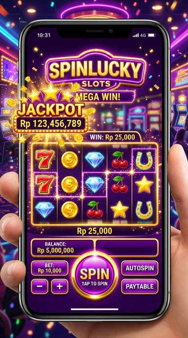 Pengguna yang puas dengan fitur-fitur spinlucky.